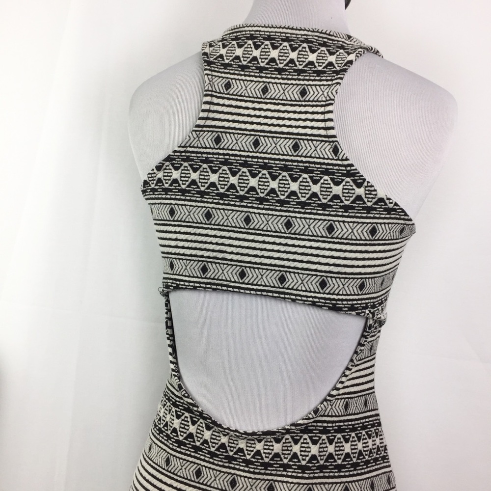 LOWEST ⬇️$50 NWT BB DAKOTA Black/White Maxi Dress - Picture 7 of 8